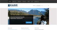 Desktop Screenshot of kane-environmental.com