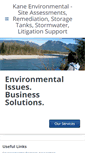 Mobile Screenshot of kane-environmental.com